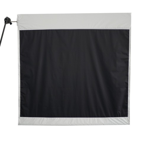 Wag Flag Wind Bag (Tarmac) Black/White 122x122cm with Frame - Imagen 3 de 10