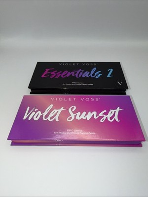 Violet Voss Essentials 2/violet Sunset Pro Series Eye Shadow Palettes Free Ship