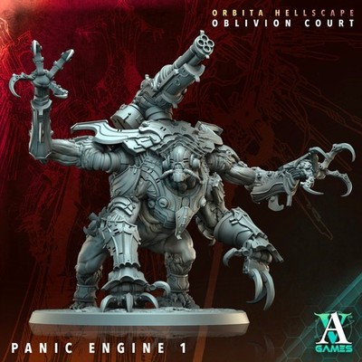 Panic Engine - Fiend - 3d Printed Miniature - Sci-Fi - D&D