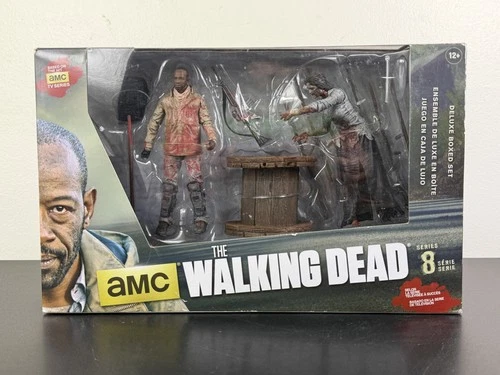 McFarlane Toys The Walking Dead Series 8 Morgan & Impaled Walker Deluxe Boxed