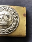 Vtg. WWI Imperial German Belt Buckle Brass GOTT MIT UNS Prussian Crown Pre 1916 — photo 4
