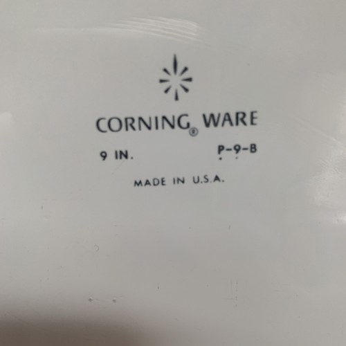 60s Vintage Corning Ware Blue Cornflower Casserole Dish 9" P-9-B w/lid 62-B USA - Picture 5 of 8