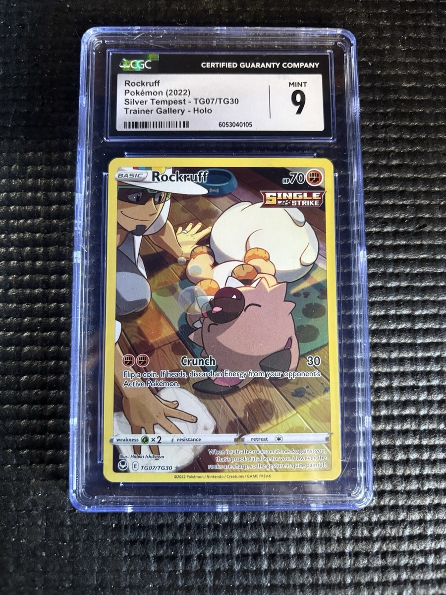 rockruff full art pokemon card VMAX Climax Japanese #202 PSA 10 Weakness Grass 2 Retreat Cost Rockruff 116 SV03 Obsidian Flames