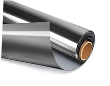  One Way Privacy Window Film, Daytime Mirror 35.4 Inch x 6.5 Feet Black-silver