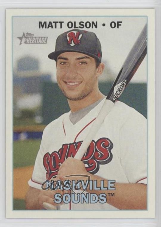 2016 Topps Heritage Minor League Edition Matt Olson #66 3r4