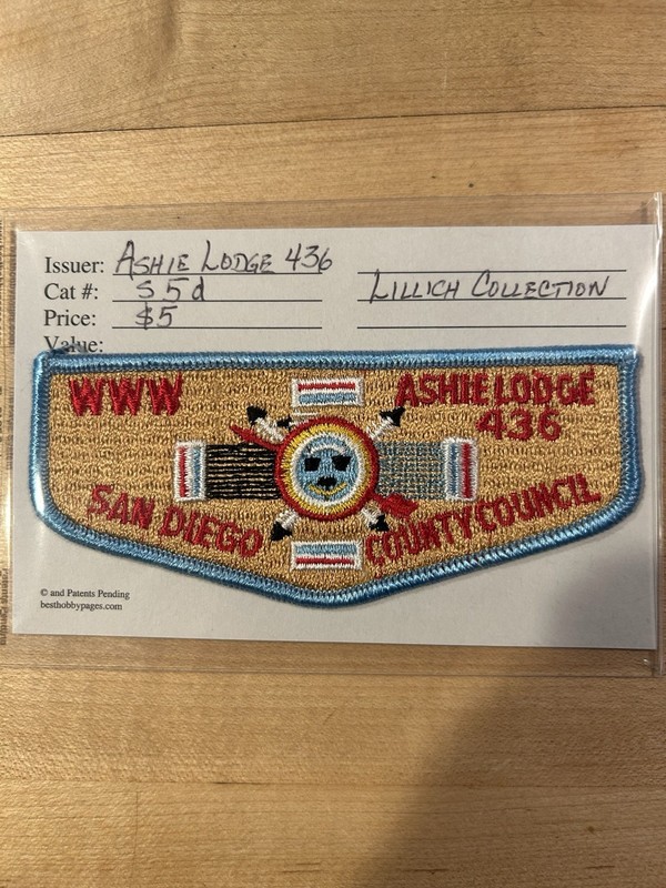 Ashie OA Lodge 436 S5d