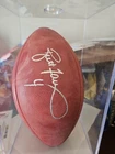 Brett Favre Autograph Wilson Super Bowl XXXI Football Gridiron COA with Pic HOF