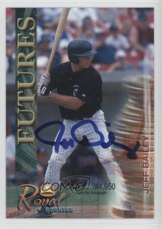 2000 Royal Rookies Futures Auto 959/4950 Jeff Bailey #13 Auto RC 0q3