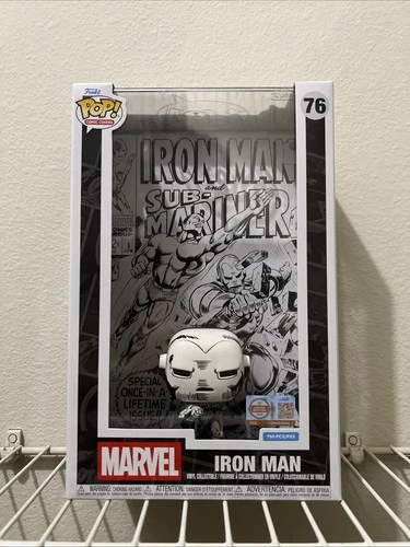 Funko Pop! Comic Covers Iron Man #76 (Black & White) LE Grail 750pcs