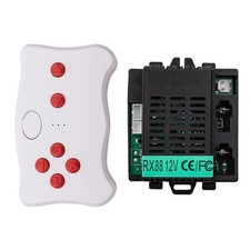 RX88 12V FCC/CE Kids Powered Ride on car 2.4G Bluetooth Remote Control and Re...