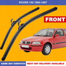 Per Rover 100 1994-1997 SET SPAZZOLE TERGICRISTALLO ANTERIORI BRACCIO J 16" 16"