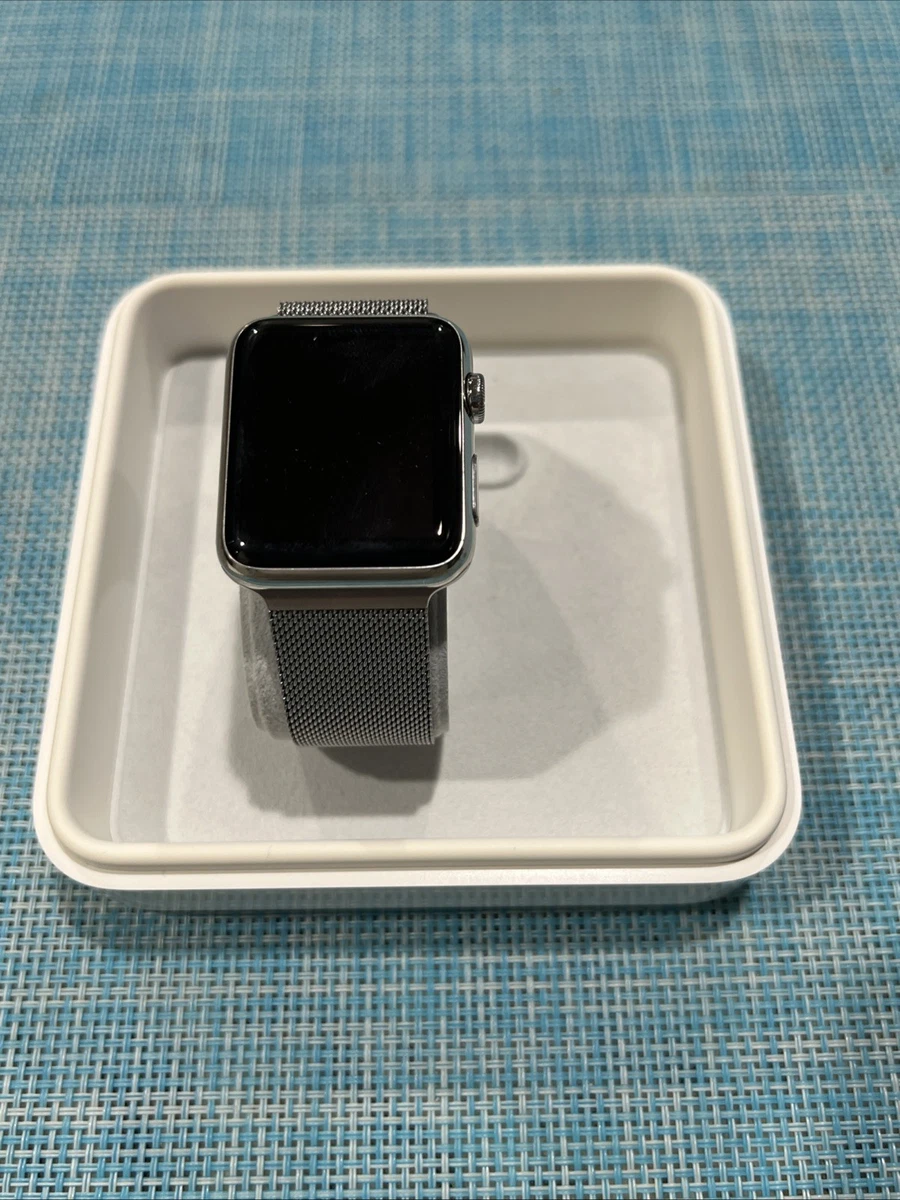 Apple Watch Series 1 Stainless Steel Smart 42 mm Case Wristwatches