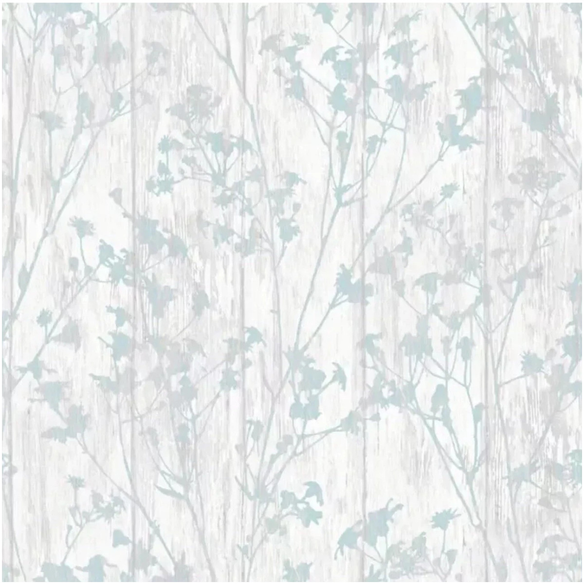 Botanical Branch Leaf Wallpaper Light Neutral Nature Feature Wall