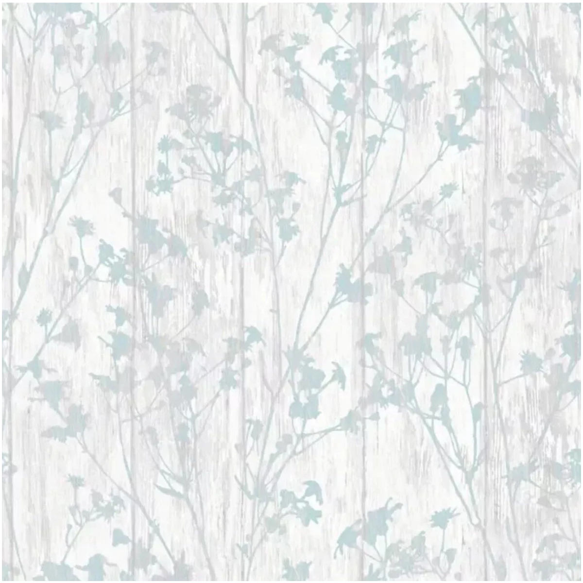 Botanical Branch Leaf Wallpaper Light Neutral Nature Feature Wall