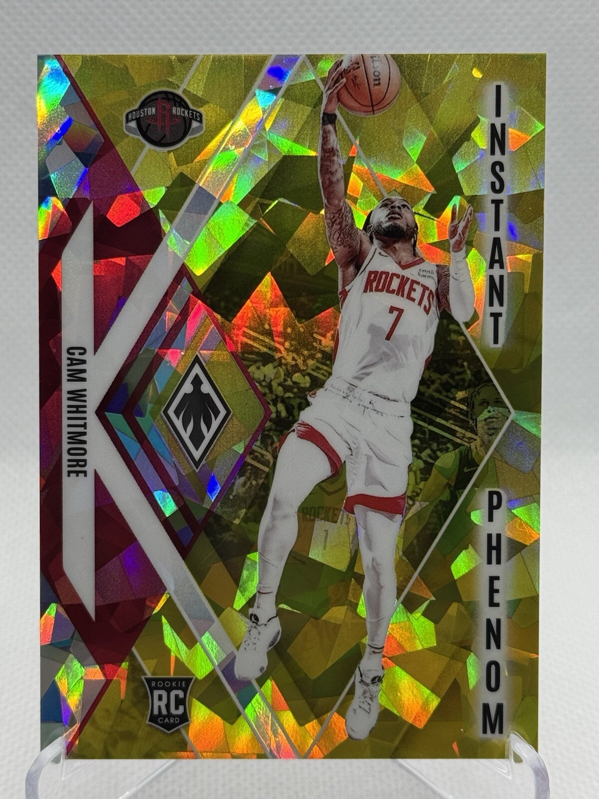 Cam Whitmore 2023-24 Panini Phoenix Yellow Cracked Ice Instant Phenom SP 140/175