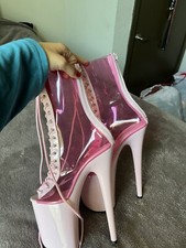    PINK PLEASERS   6 inch pleasers only worn to try on : 