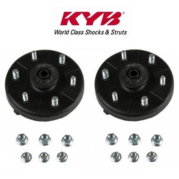 Juego de 2 pares de soportes de puntal de suspensión delantera con aisladores KYB para Acura RL 2005-2012 Foto 2 de 2