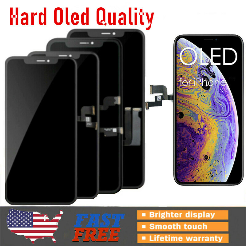 New Apple iPhone 10 X XS Max 11 Pro Hard OLED Display Touch Screen