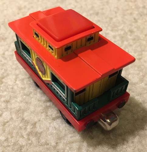 Thomas Friends Musical Caboose Diecast Toy Train Carriage Green Red Variant Rare - Bild 7 von 12
