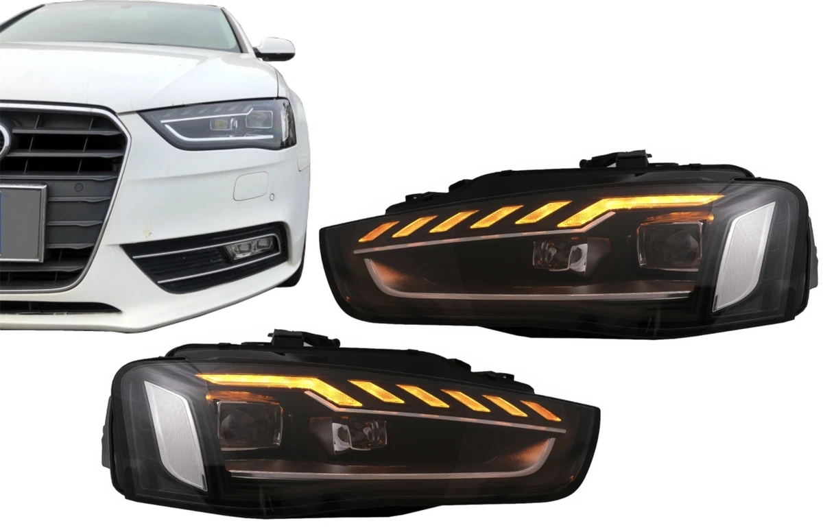 LED Tagfahrlicht Scheinwerfer für Audi A4 B8 Facelift 12-15