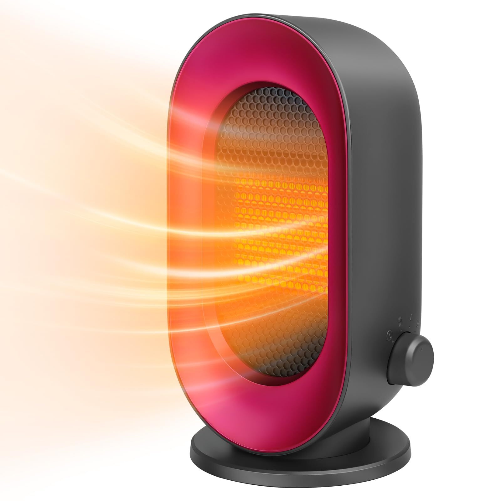 Portable Space Heater Indoor, Mini Electric Heater Fan 10