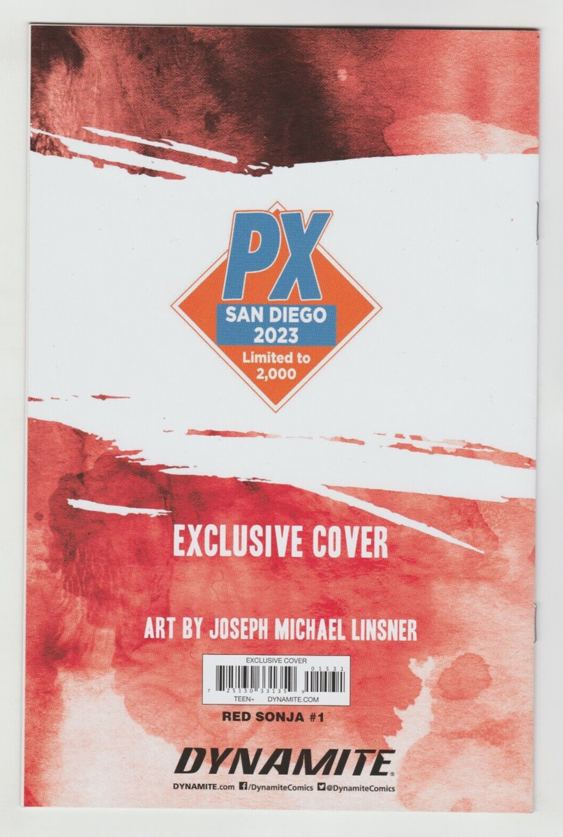 Red Sonja (2023) #1 - Linsner PX SDCC Exclusive Variant - LTD 2000