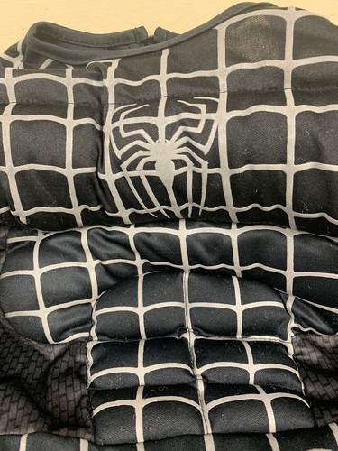 Halloween Costume Venom Boys Sz 4-6 Spidermania Padded/ Muscle costume - Picture 2 of 12