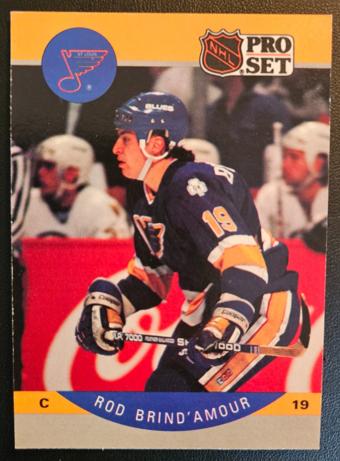 1990-91 Pro Set - #259 Rod Brind'Amour Rookie Card (RC) St. Louis Blues ...