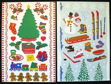 Mrs Grossman Vintage 6x9" Jumbo Christmas Theme Sticker Sheets (c-2001)