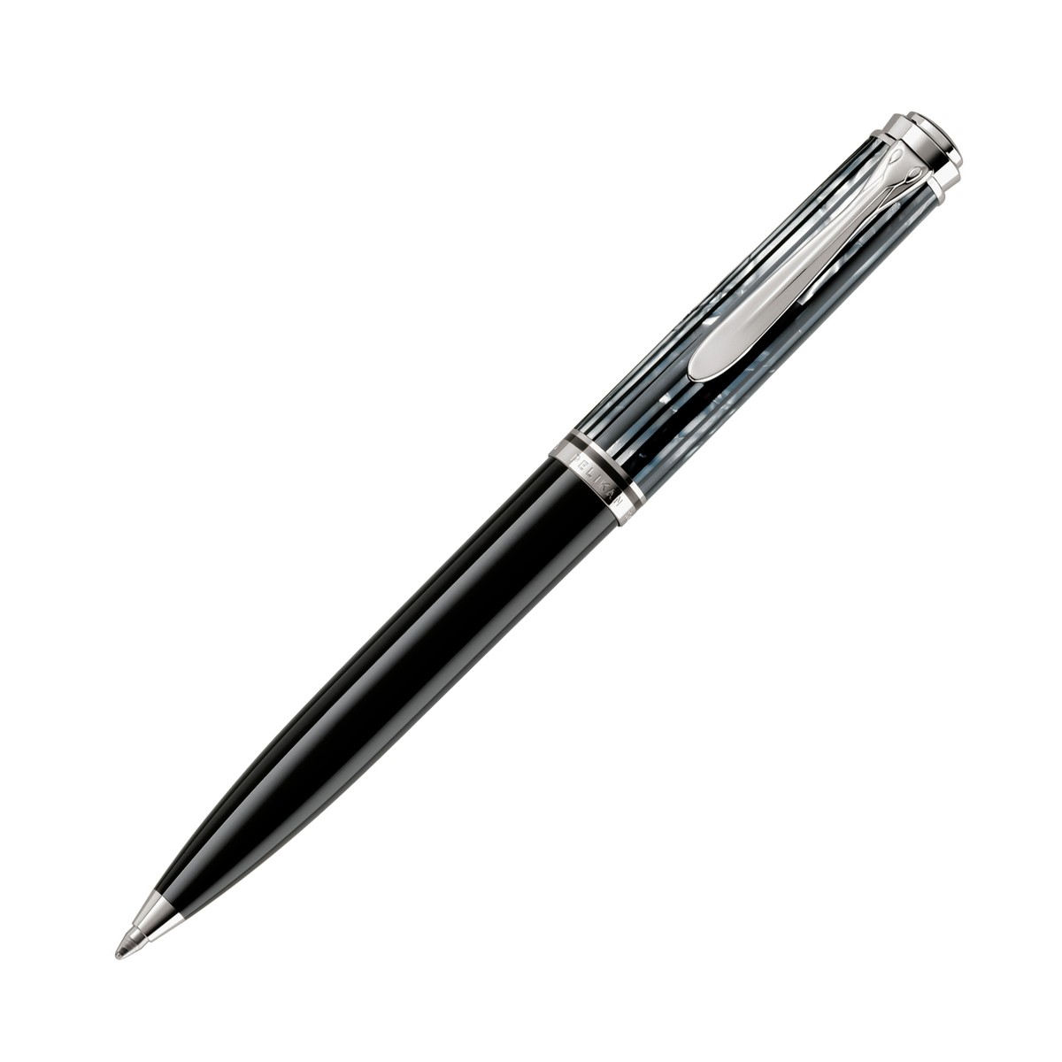 筆記具 PELIKAN SOUVERAN K605 Tortoise-Black Pelikan Souveran K605 Ballpoint Pen in Tortoiseshell-Black -NEW in