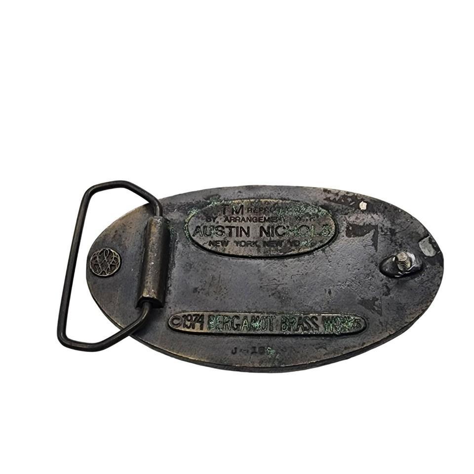 Vintage 1974 Wild Turkey Brass Belt Buckle Bergamot Brass Works eBay