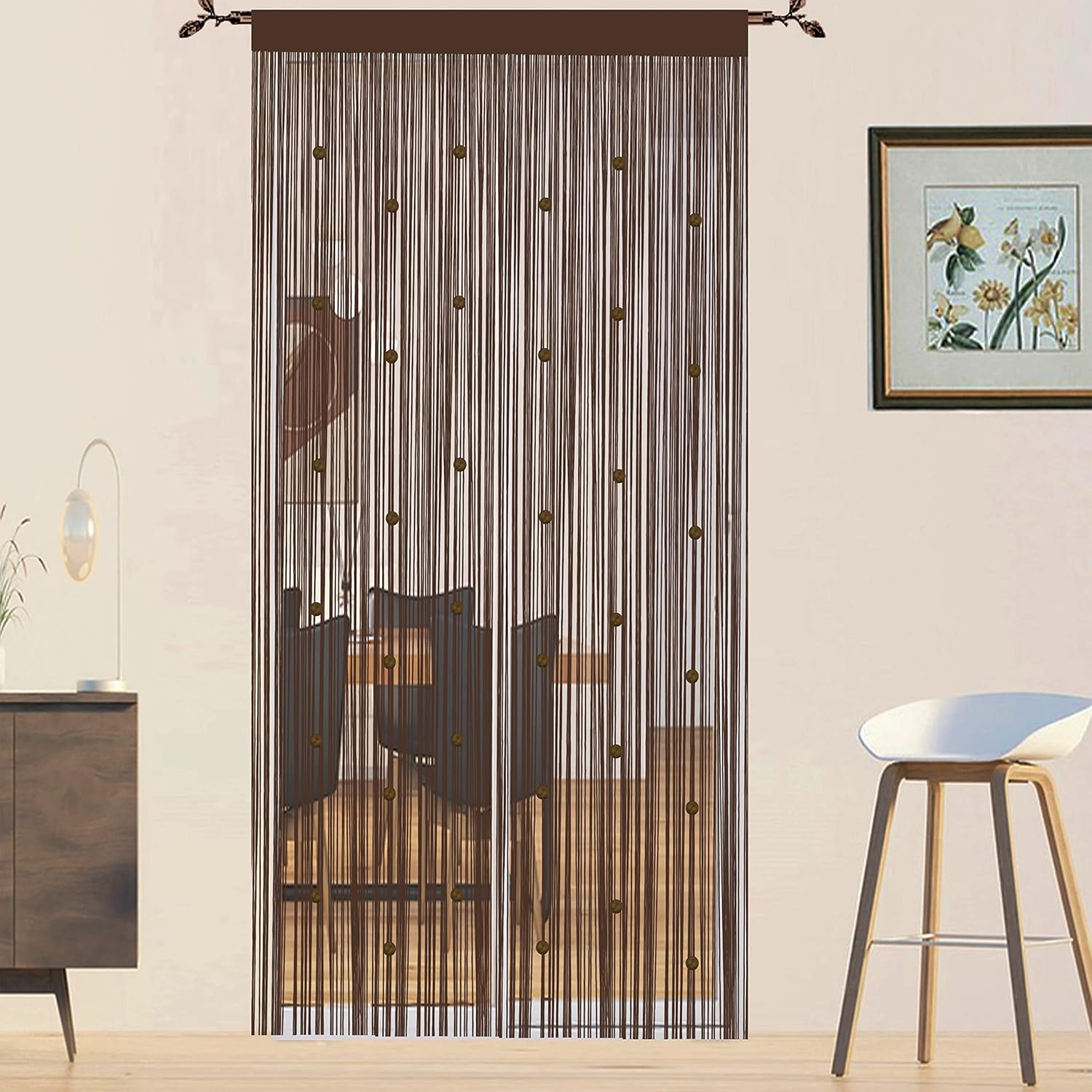 Qiboyuye Beaded Door Curtain Fly Screen for Doors Window String Curtains Room