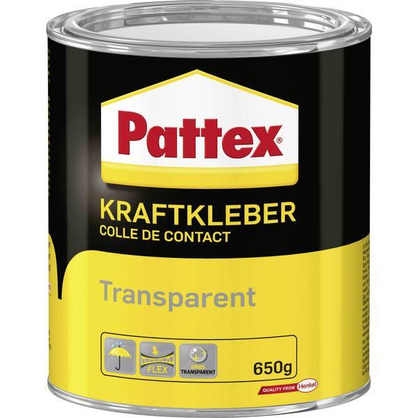 Adesivo a contatto pattex transparent pxt3c 650 g