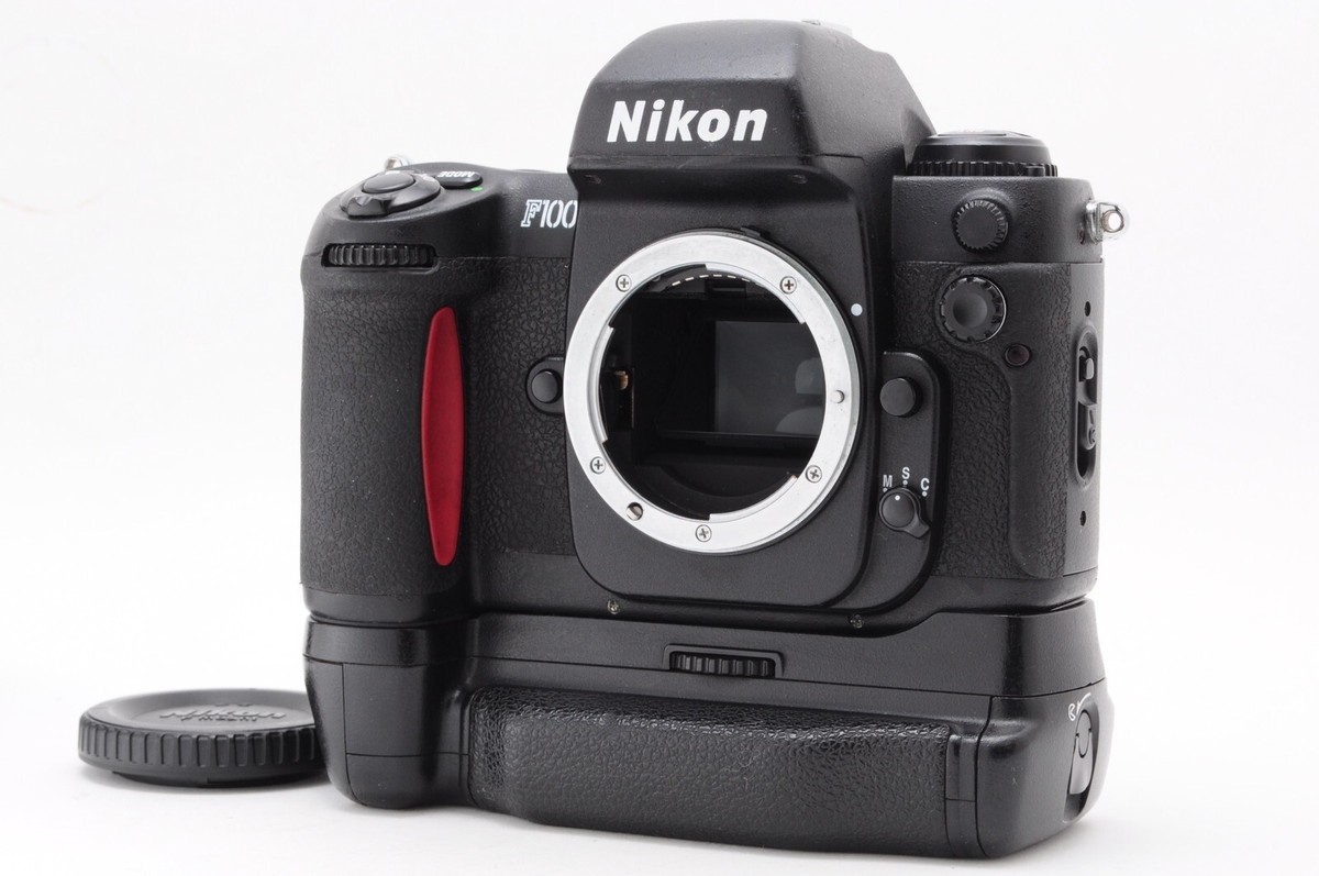 N MINT-】Nikon F100 35mm SLR Film Camera Black MB-15 Body