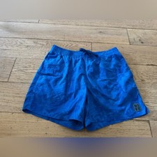 Nike Men's Swim Trunks With Lining Blue Shorts Size Large 544 