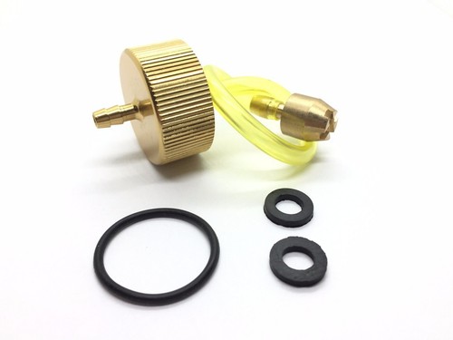 NEW 360ml (cc) 12oz Clear Fuel Tank with Metal Cap for RC Plane Gasoline Engine - Picture 2 of 4
