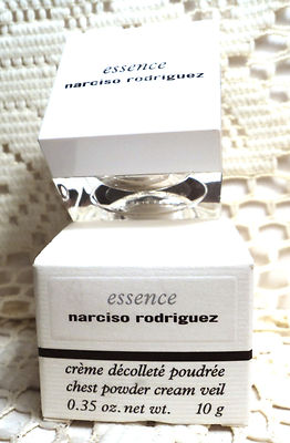 Narciso Rodriguez Essence Chest Powder Cream Veil Sample - 0.35 oz. - Boxed