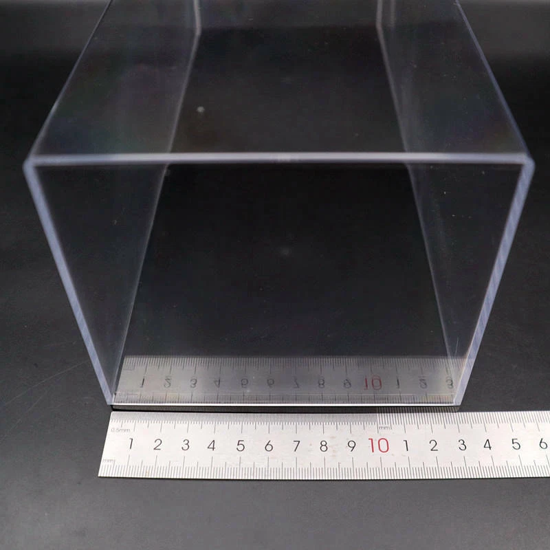 Acrylic Case Model Car Display Box Show Transparent Dust Proof 1/24 29cm Clear - Image 3 of 4