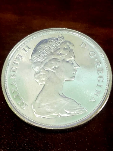1867 - 1967 Uncirculated Proof-Like 80% Silver  Canadian Half Dollar
