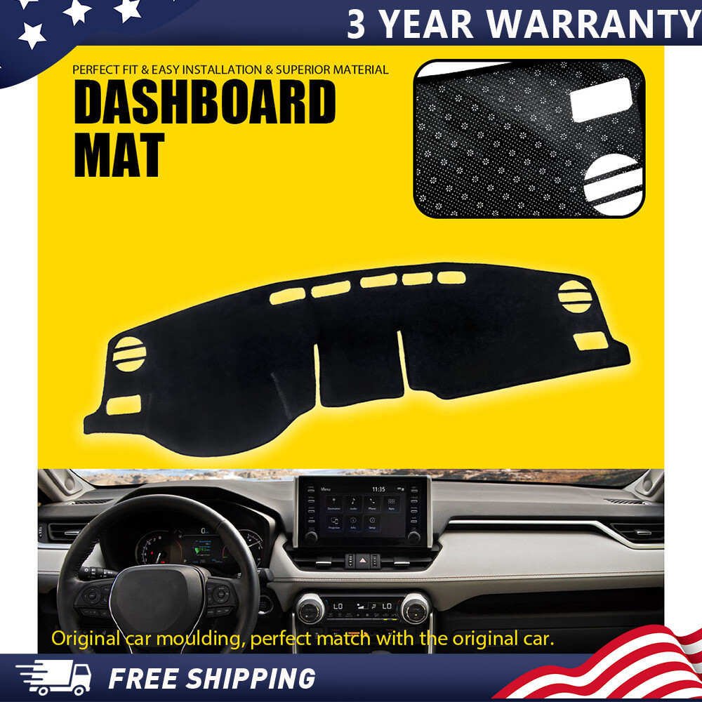 Non-Slip Sun Pad Dashboard Cover Mat for 2019-2024 Toyota RAV4 Accessory