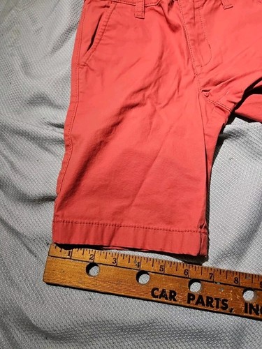 Oshkosh Shorts Boys Size 6 Pink Casual Flat Preppy Chino Straight Pants 7 Inseam - Picture 10 of 11
