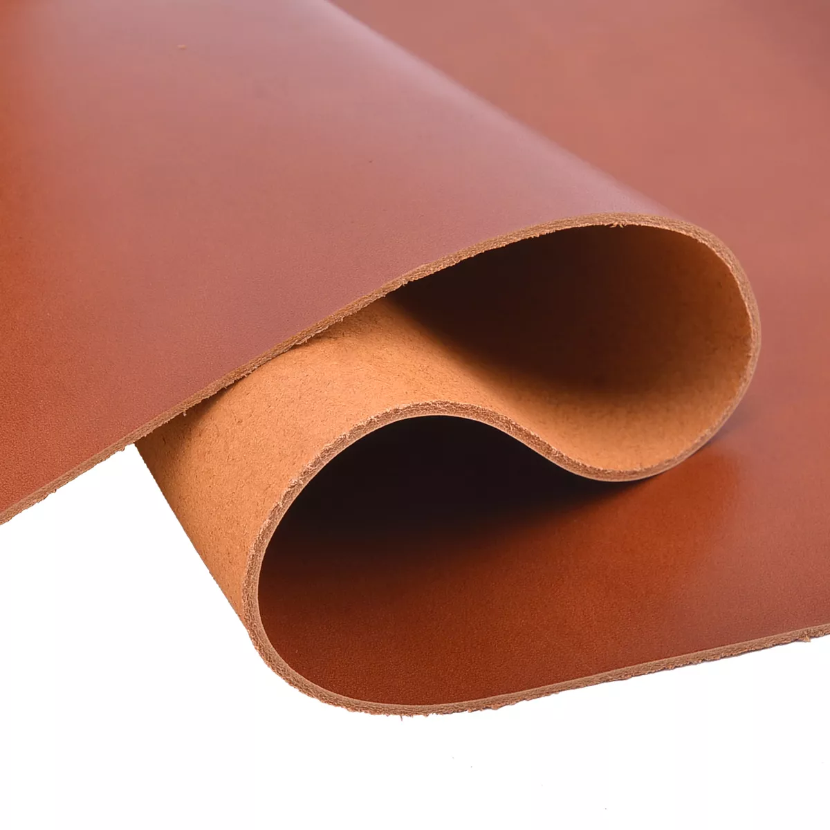 Natural Grain Cow Leathers: 12'' x 12'' Pre-Cut Leather Pieces (Chocolate  Brown, 1 Piece)