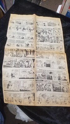 May 29, 1969 Evening News Newark NJ B/W Comic Strips Donald Duck Blondie Nancy