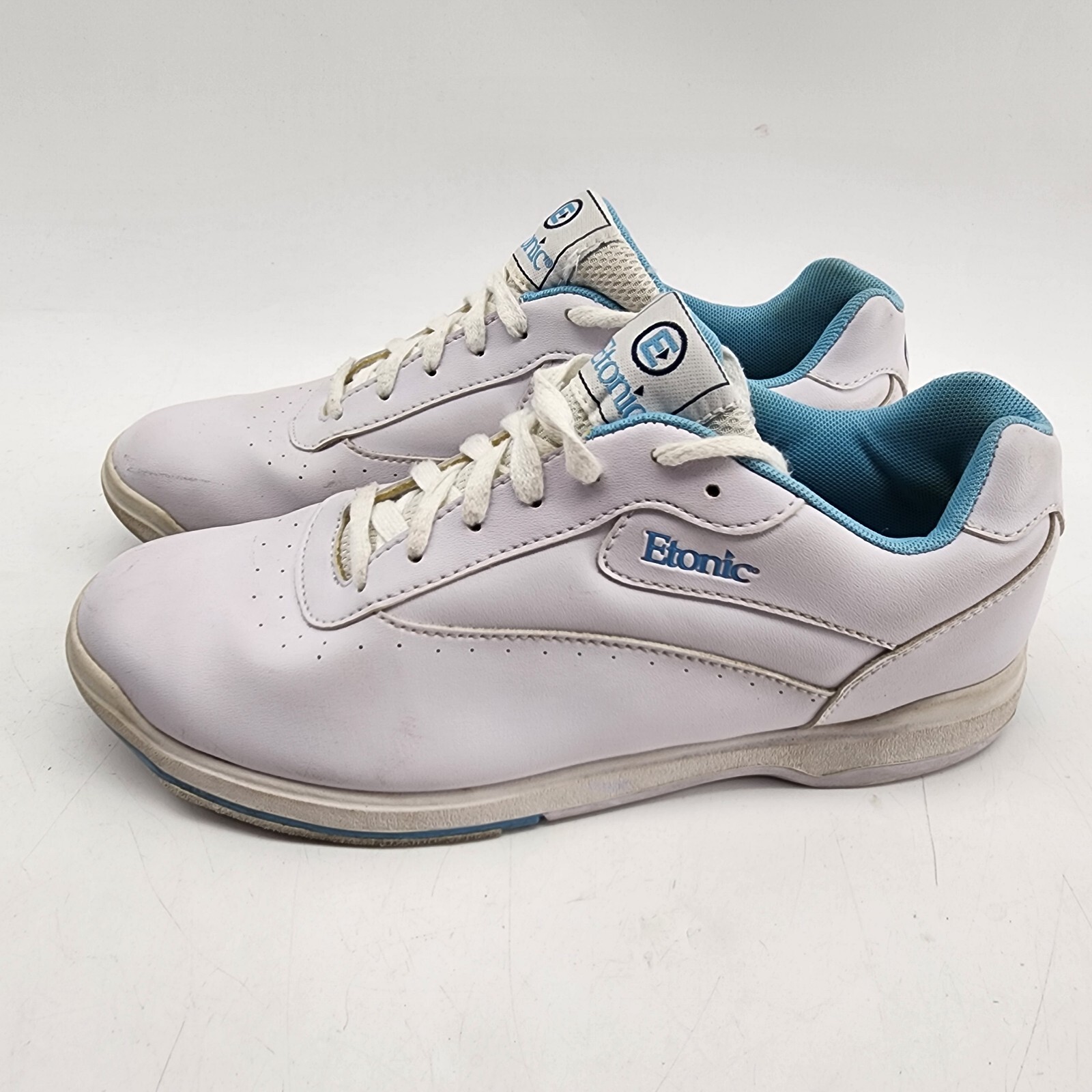 Etonic Perfect Slide Womens Bowling Shoes SZ 9.5 White Light BLUE eBay