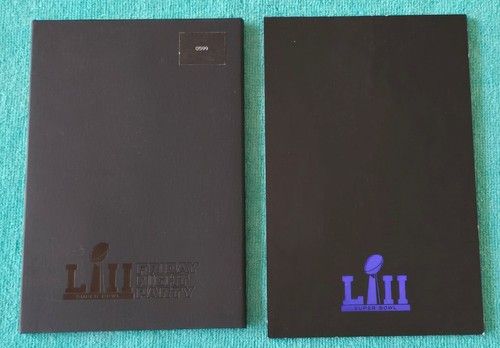 SUPER BOWL LII (52) FRIDAY NIGHT "COMMISSIONERS PARTY" TICKET - NFL UNUSED RARE - Picture 3 of 5