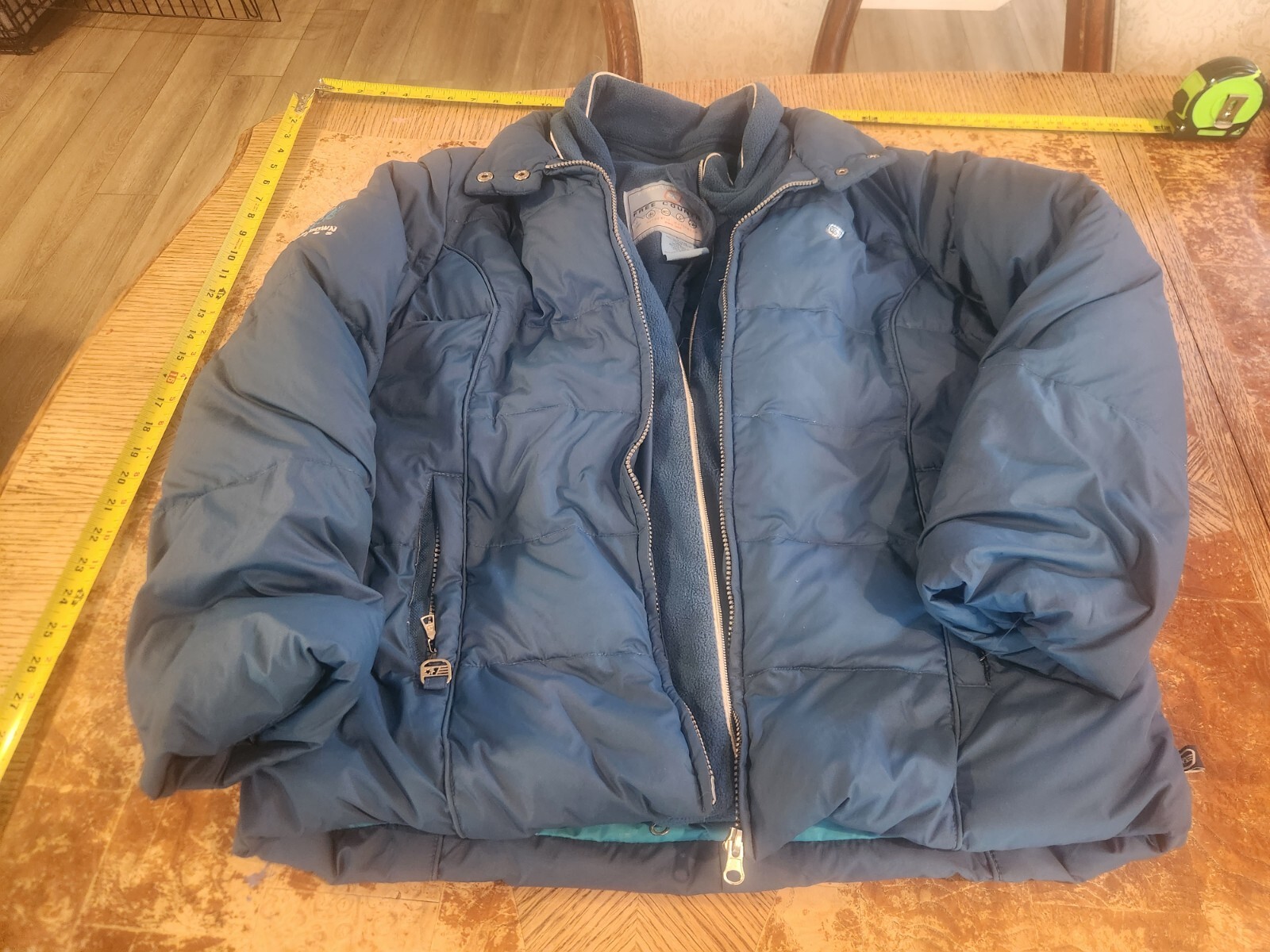 Teal FREE COUNTRY DOWN COAT Jacket Puffer Warm Winter… Gem