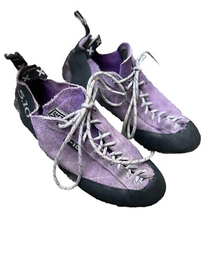 Five Ten 5.10 Purple Rock Climbing Shoes Size 11 Made In USA Hiking Athleisure