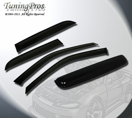 For Toyota Highlander 20082013 5pcs Deflector Outside Mount Visor & 3mm Sunroof eBay