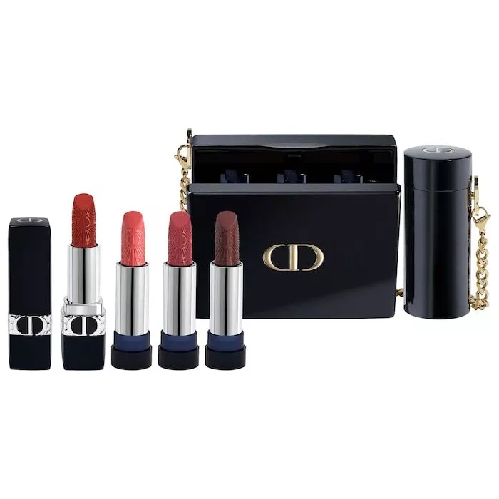 CHANEL, Makeup, New Chanel 4piece Full Size Lipstick Gift Set 68 Retail  Value