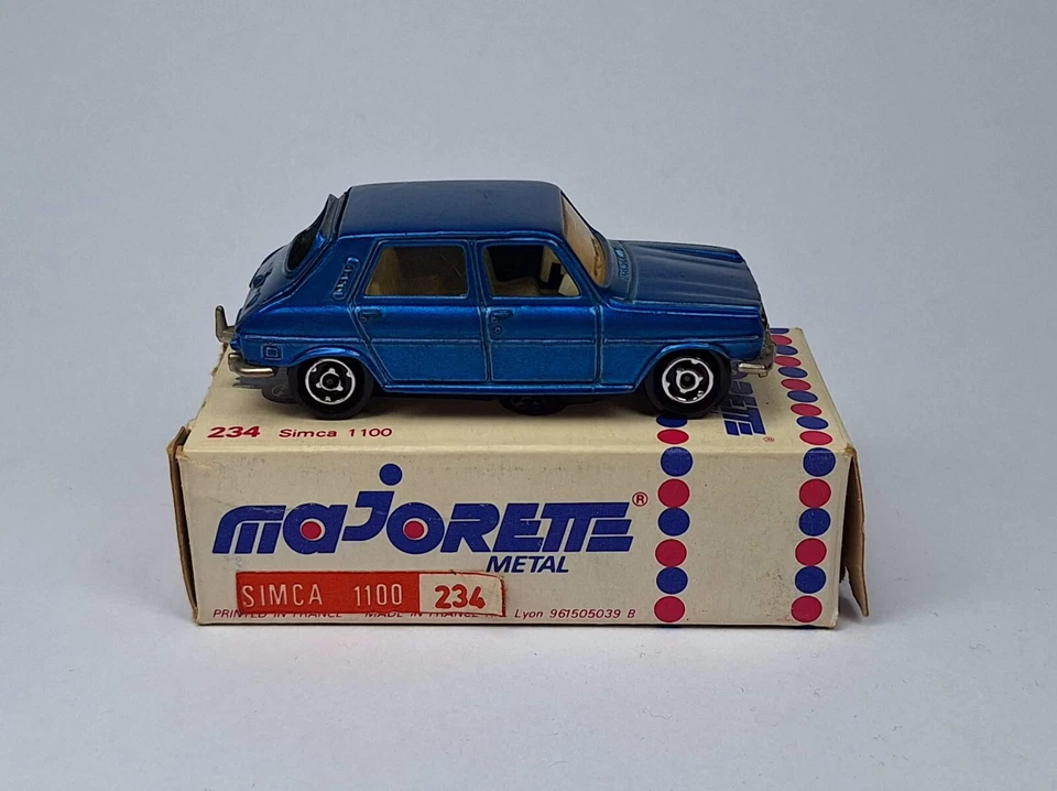 MAJORETTE No 234 - SIMCA 1100 Ti, with original box, Made in France, scale 1:60 - Bild 4 von 4